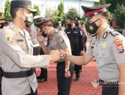 57 Personel Naik Pangkat, Kapolres Sumenep: Jadikan Motivasi dan Bertanggung jawab