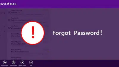 Cara Mengatasi lupa password email yahoo