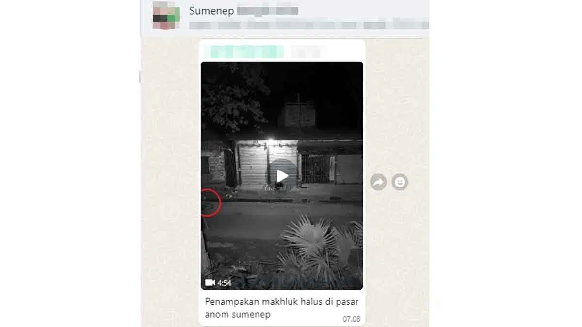 Cek Fakta: Viral Video Pria Diganggu Sosok Kuntilanak Pasar Anom Sumenep?
