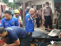Kebakaran Rumah Warga Sumenep Diduga Akibat Konsleting Listrik