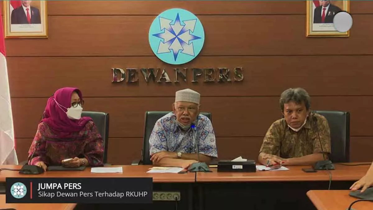Dewan Pers Desak Hapus Sejumlah Pasal dalam RKUHP