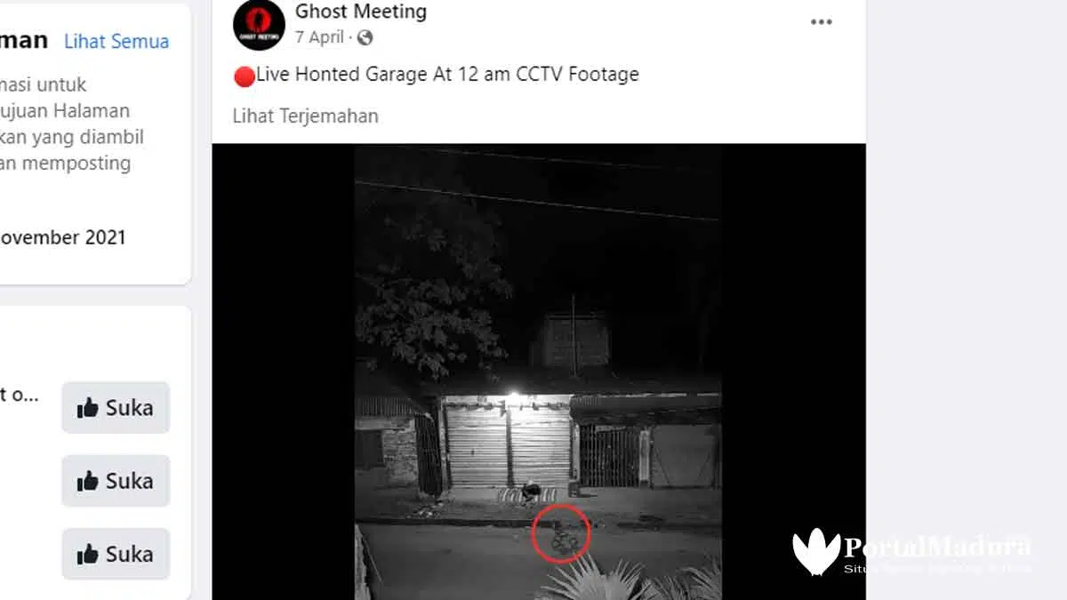 Cek Fakta: Viral Video Pria Diganggu Sosok Kuntilanak Pasar Anom Sumenep?