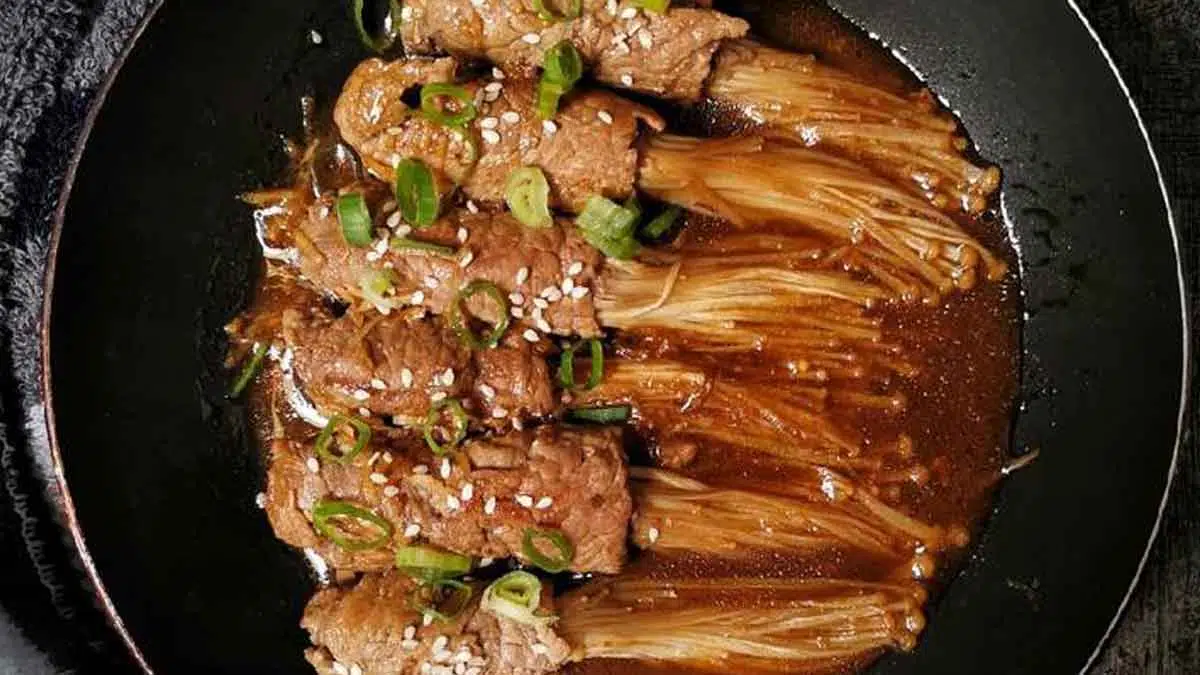 Resep Enoki Beef Roll Ala Restoran Jepang, Sungguh Menggoda!