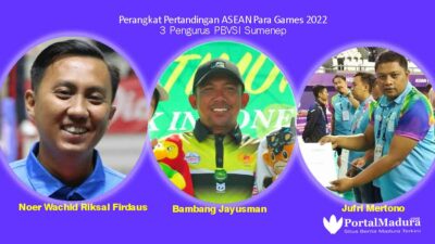 ASEAN Para Games 2022, Tiga Pengurus PBVSI Sumenep Jadi Perangkat Pertandingan
