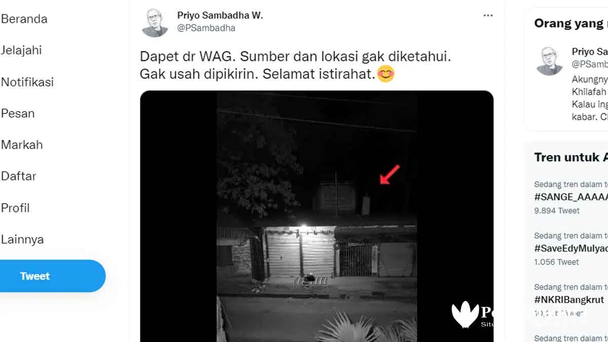 Cek Fakta: Viral Video Pria Diganggu Sosok Kuntilanak Pasar Anom Sumenep?