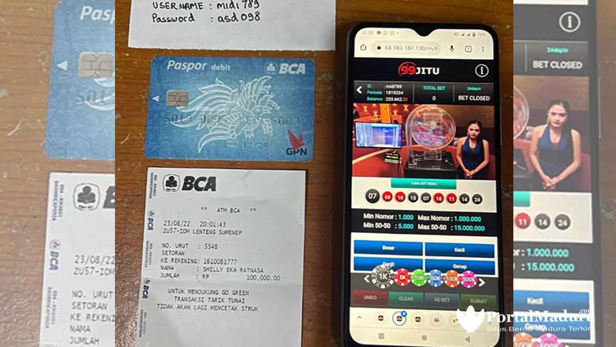 Asyik Main Judi Online di Warung, Warga Sumenep Ditangkap Polisi