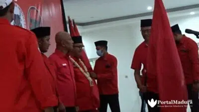 DPC BMI Madura Raya Dilantik, Achmad Fauzi Targetkan PDI Perjuangan Menang di Pemilu 2024
