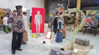 Komunitas Perupa Sampang Gelar Pameran Seni Rupa Olle Ollang ke-7