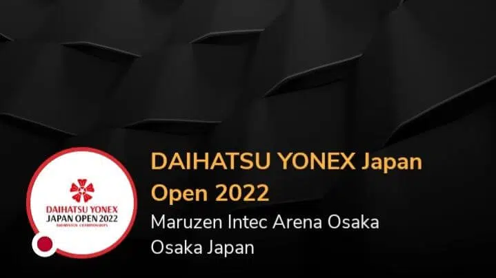 Link Live Streaming Japan Open 2022 Hari Pertama 30 Agustus 2022