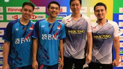 Link Nonton Fajar/Rian VS Ahsan/Hendra, Semifinal Badminton BWF World Championship 2022