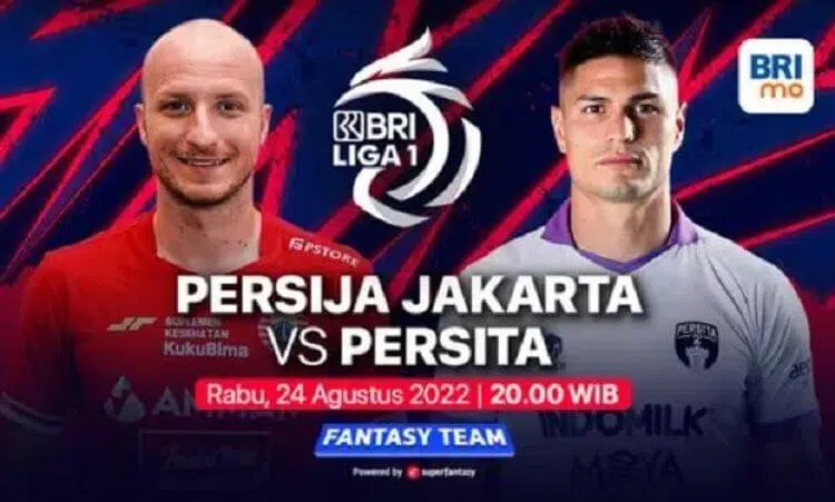 Nonton Link Streaming Persija Jakarta vs Persita Tangerang di BRI Liga 1, Kick Off Pukul 20.00 WIB