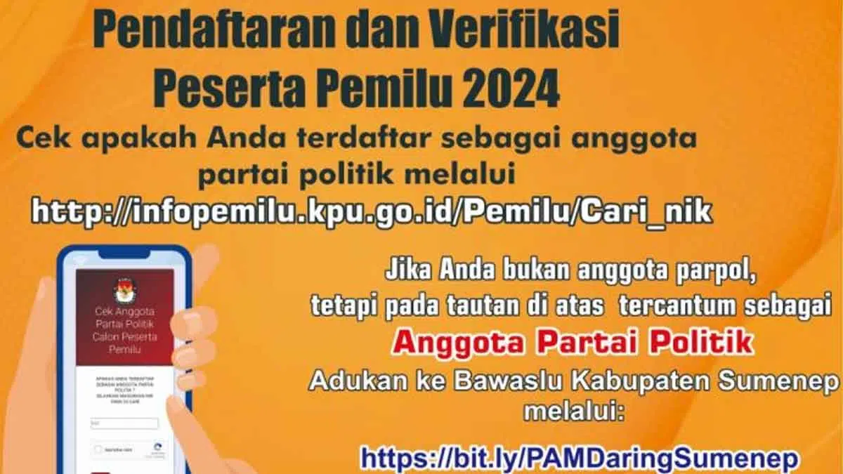 Parpol Catut Nama, Bawaslu Sumenep Terima 5 Laporan