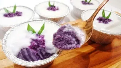 Resep Lapis Lumpur Surga Ubi Ungu