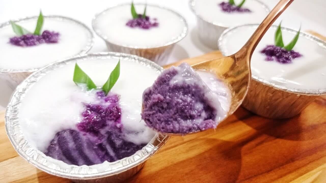 Resep Lapis Lumpur Surga Ubi Ungu