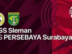 Sedang Berlangsung, PSS Sleman vs Persebaya Surabaya, Live Streaming Vidio.com