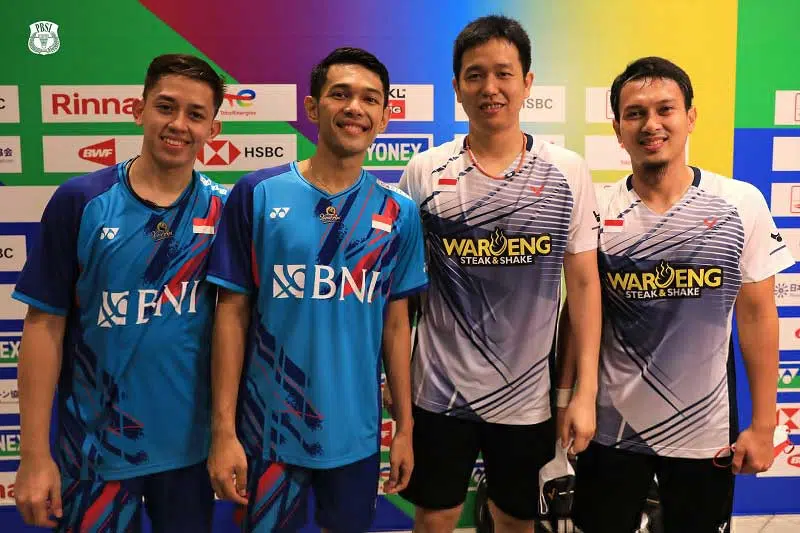 Sedang Berlangsung Pertandingan Wakil Indonesia FajarRian VS AhsanHendra, Semifinal BWF World Championship 2022