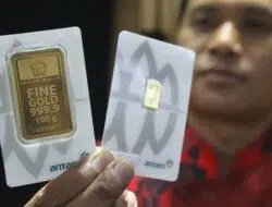 Turun, Harga Emas Hari Ini di Pegadaian 30 Agustus 2022