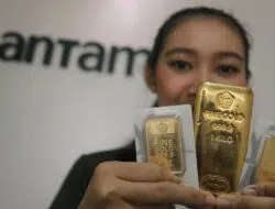 Turun, Harga Emas di Pegadaian Hari ini Senin 22 Agustus 2022