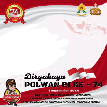 Link Twibbon Hut Polwan Ke-74 Tahun 2022 - Portalmadura.com Twibbon HUT Polwan Ke-74 Tahun 2022