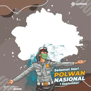 Twibbon HUT Polwan Ke-74 Tahun 2022