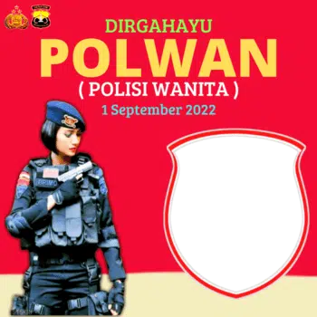 Twibbon HUT Polwan Ke-74 Tahun 2022