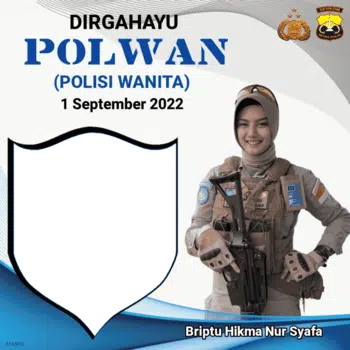 Twibbon HUT Polwan Ke-74 Tahun 2022