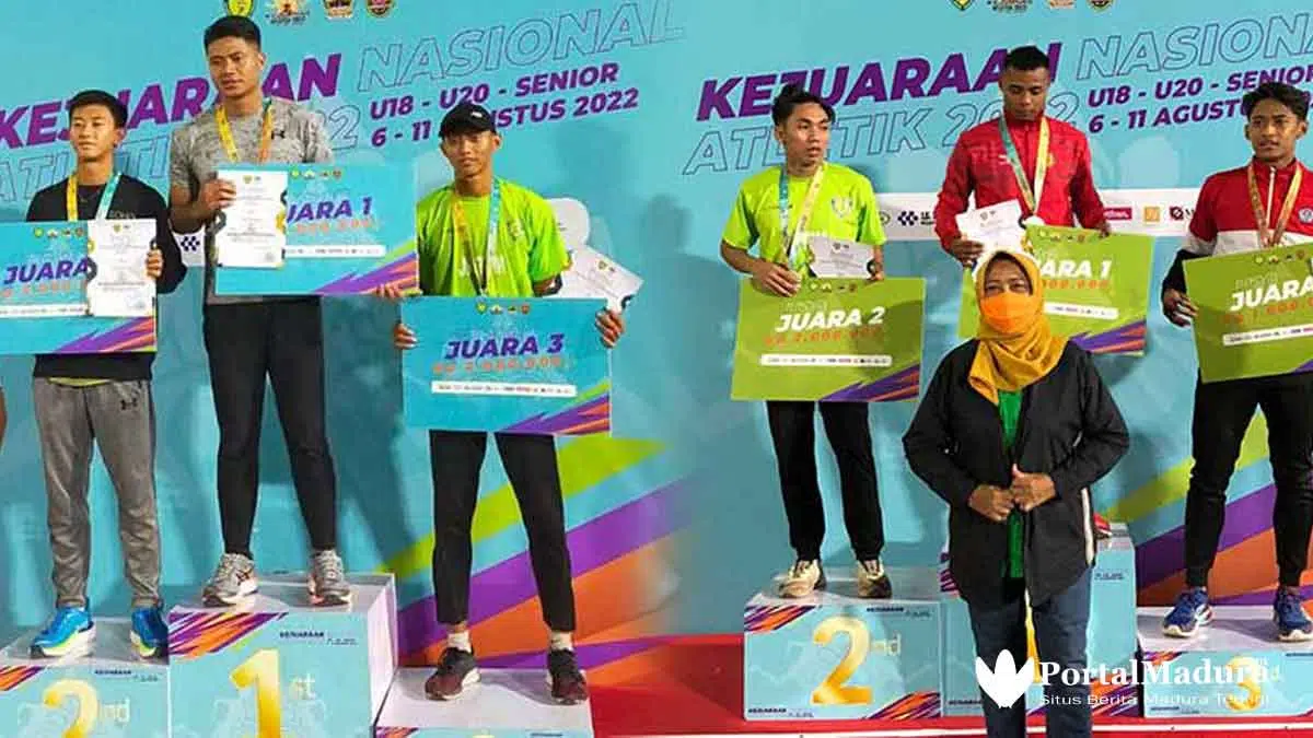 Wakili Jatim, Atlet Sumenep Sumbang 4 Medali Kejurnas Atletik 2022