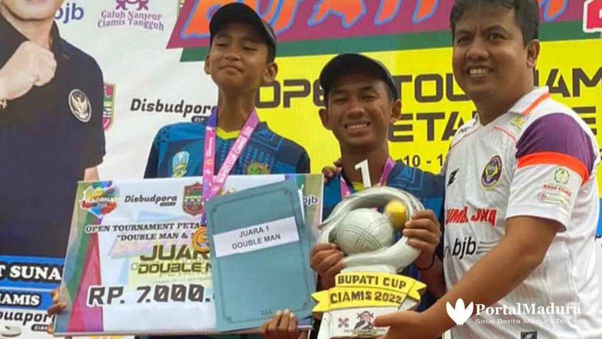 Atlet Petanque Sumenep Raih Emas di Bupati Ciamis Cup 2022