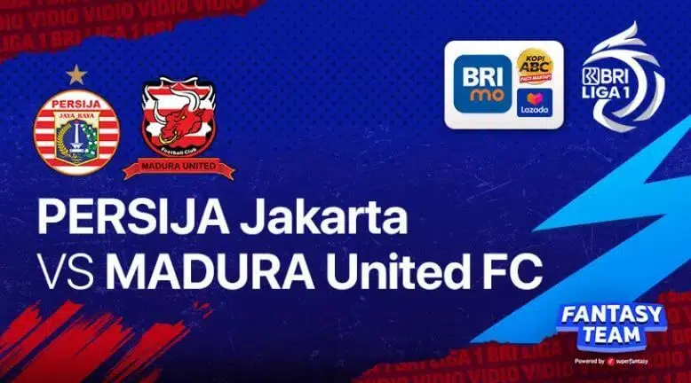 Ini Link Live Streaming Persija Jakarta vs Madura United Hari Ini, BRI Liga 1 Pekan 10