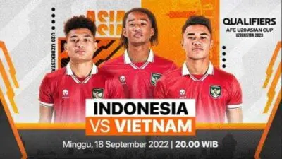 Link Live Streaming Timnas U19 vs Vietnam, Kualifikasi AFC Cup U-20 2023