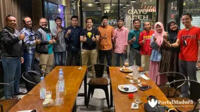 Kemesraan HMI dan Kapolres Sumenep di Cafe Lotus