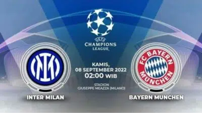 Segera Mulai Inter Milan vs Bayern Munchen, penyisihan Grup C Liga Champions 2022-2023