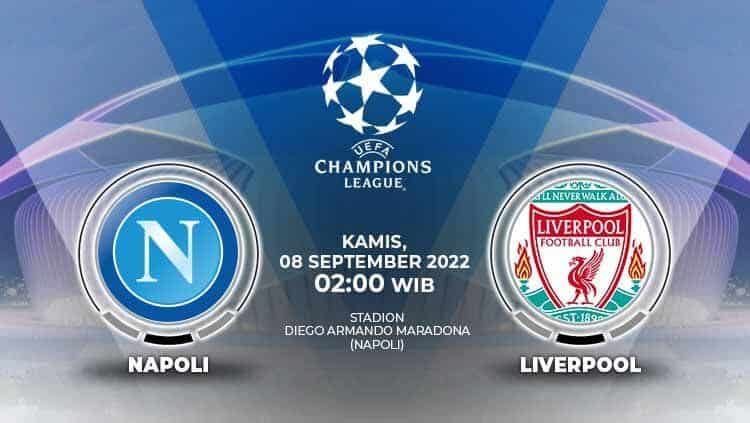 Link Live Streaming Napoli vs Liverpool, Liga Champions 8 September 2022