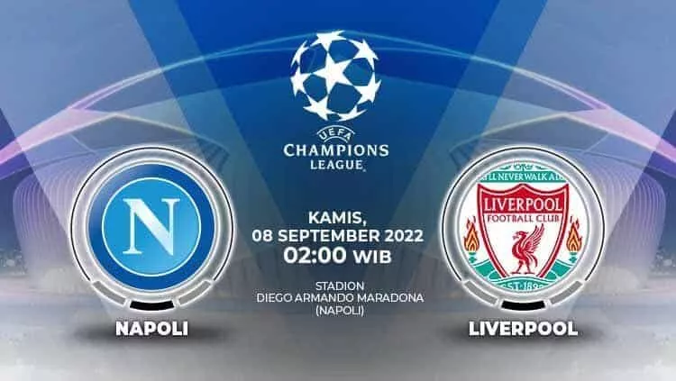 Segera Berlansung Live Straming Napoli VS Liverpol Penyisihan Grup A Liga Champions
