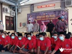 Polres Sampang Tangkap 49 Budak Sabu dan Pil Ekstasi