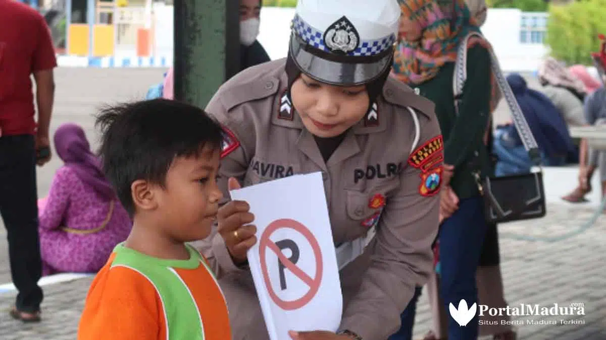 Polres Sumenep Tanamkan Disiplin Hukum Sejak Usia Dini