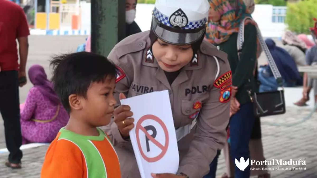 Polres Sumenep Tanamkan Disiplin Hukum Sejak Usia Dini