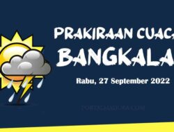 Prakiraan Cuaca Bangkalan Hari ini, Rabu 28 September 2022