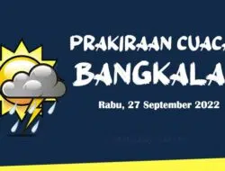 Prakiraan Cuaca Bangkalan Hari ini, Rabu 28 September 2022