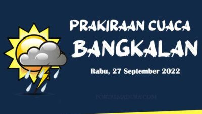 Prakiraan Cuaca Bangkalan Hari ini, Rabu 28 September 2022