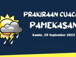 Prakiraan Cuaca Pamekasan Hari ini, Kamis 29 September 2022