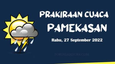 Prakiraan Cuaca Pamekasan Hari ini, Rabu 28 September 2022