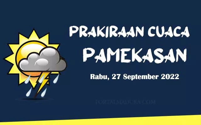Prakiraan Cuaca Pamekasan Hari ini, Rabu 28 September 2022