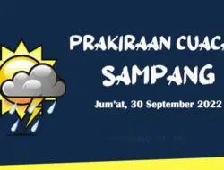 Prakiraan Cuaca Sampang Hari ini, Jum’at 30 September 2022