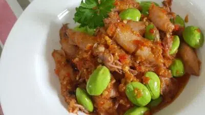 Resep Sambal Cumi Gurih Petai