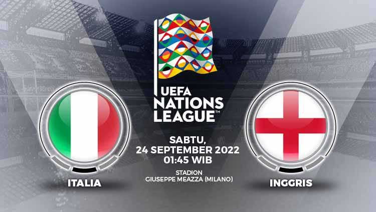 Sedang Berlangsung Italia vs Inggris, Ini Link Live Streamingnya