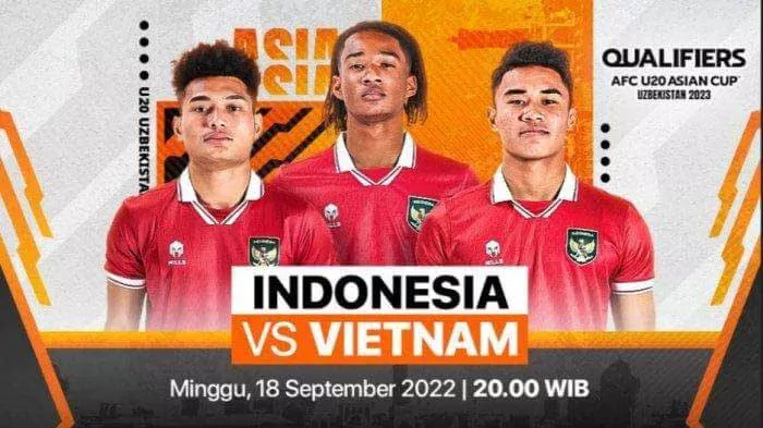 Sedang Berlangsung Timnas U-19 VS Vietnam, Kualifikasi AFC Cup U-20 2023