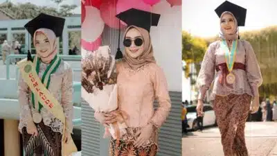 8 Inspirasi Model Kebaya Wisuda Hijab Modern