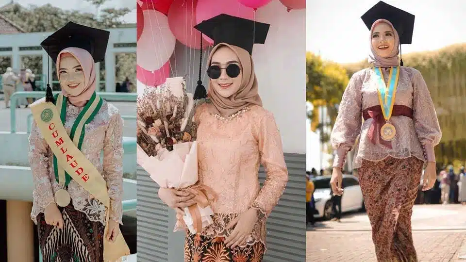 8 Inspirasi Model Kebaya Wisuda Hijab Modern