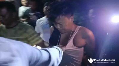Detik-detik Maling Motor Ditangkap Polisi Sumenep di Jember